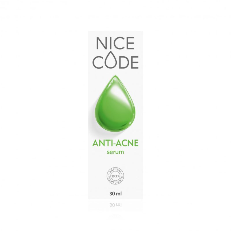 Натуральная сыворотка для лица ANTI-ACNE NICE CODE, 30 мл